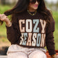 Cozy Season Stripes Sweatshirt