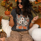 Fall Florals and Pumpkins Tee