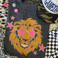 Lions Pink Star Mascot Tee