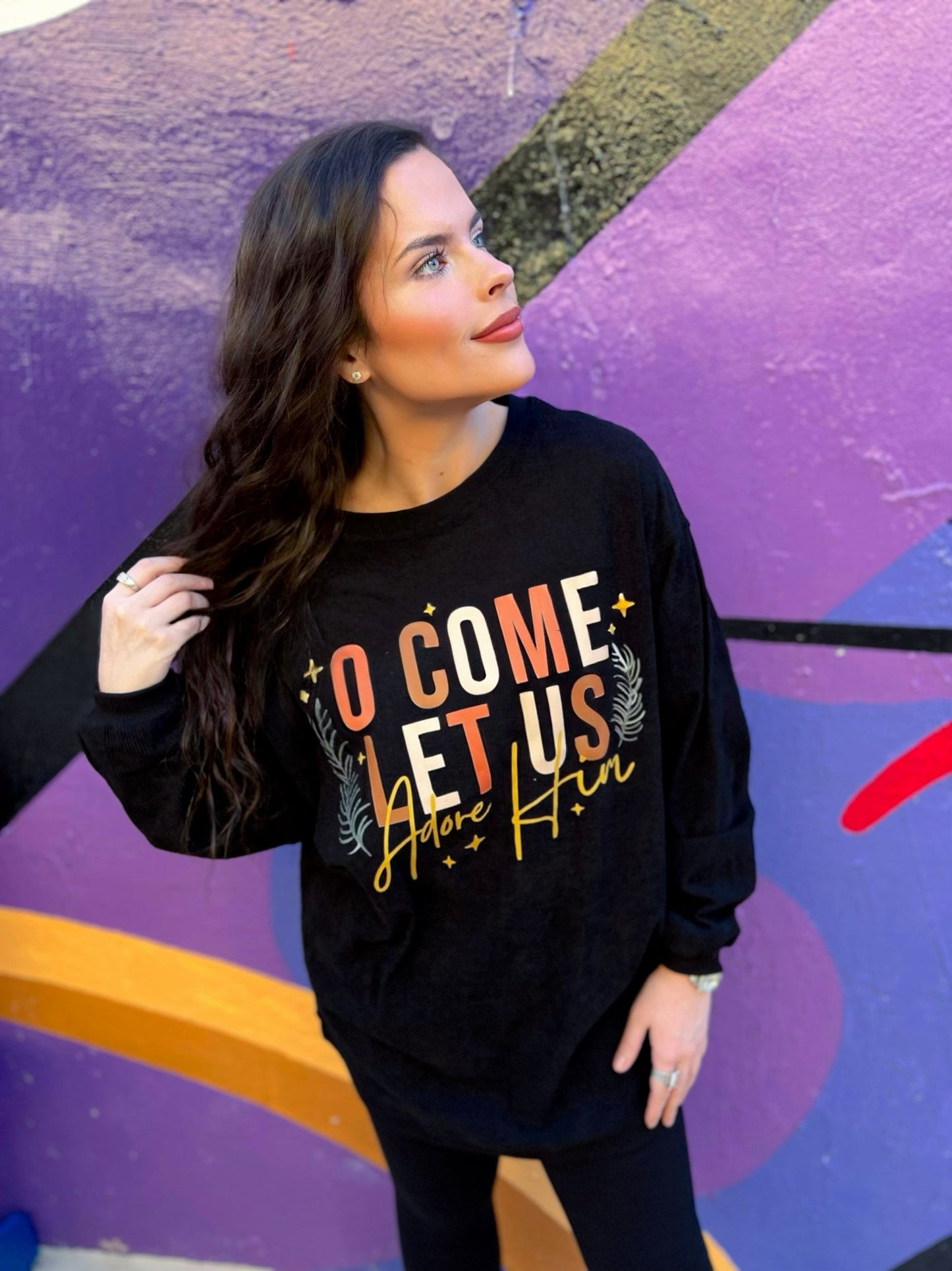 Adore Him Corded Crew