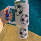 Sports Rhinestone Tumblers