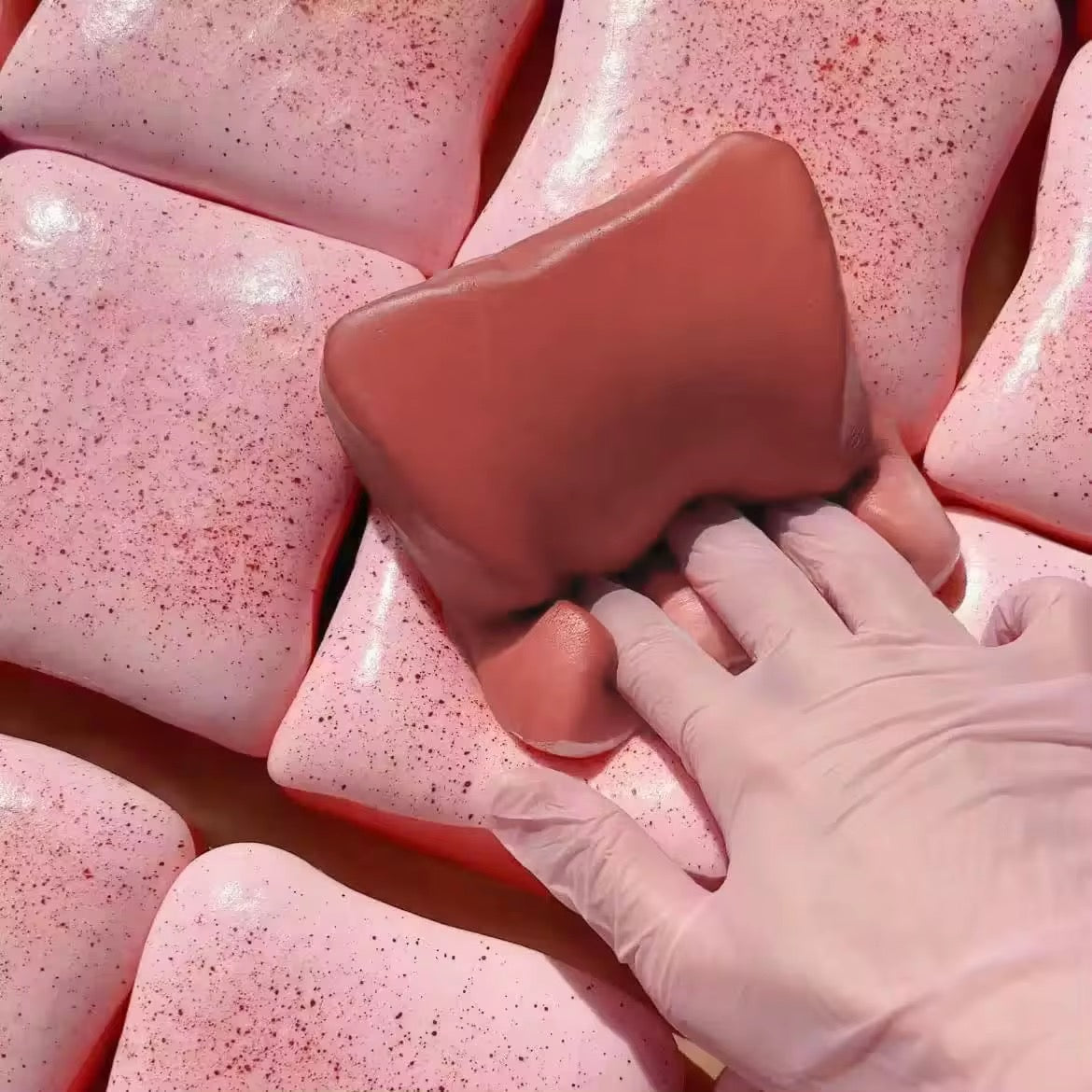 Viral Sticky Toast Squishy *READY TO SHIP*