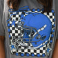 Checkered Royal Helmet Tee