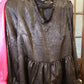 Metallic Babydoll Tops