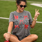 Red And Black Bows Tee