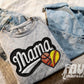 FAUX Varsity Mama Sweatshirt
