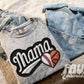 FAUX Varsity Mama Sweatshirt