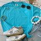 Lagoon Dainty Mama Embroidered Tee