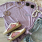 Lilac Dainty Mama Embroidered Tee