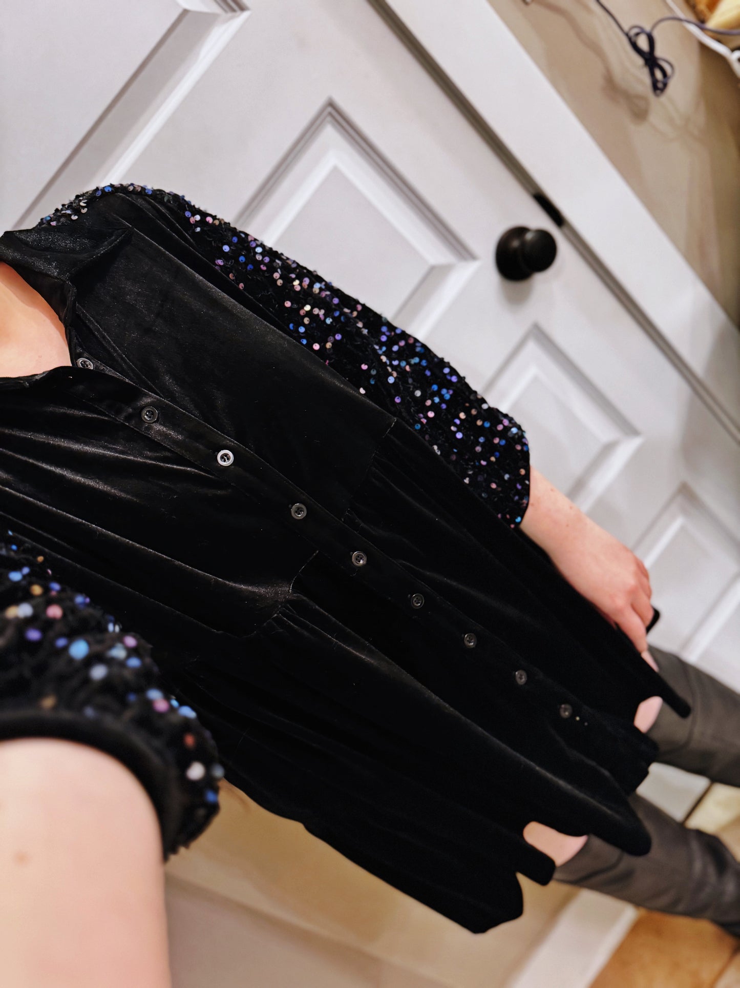 Velvet + Sequin Tunic/Dress