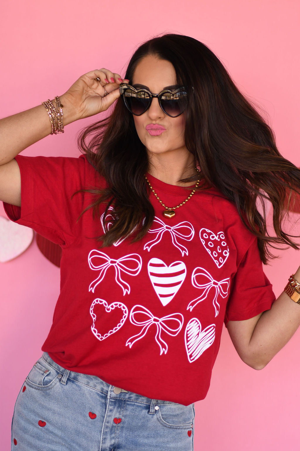 RTS Bows & Hearts Tee