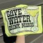 Save water drink margs checker tee or sweatshirt