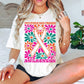 Groovy Floral Awareness Tee