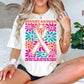 Groovy Floral Awareness Tee