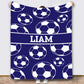 Custom Name Sport Blanket *CIJ SPECIAL*