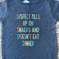 Boys Suspect Fills Up On Snacks Tee