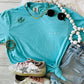 Chalky Mint Dainty Mama Embroidered Tee