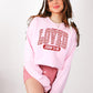 Checkered Loved Sweatshirt - DEAL