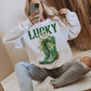 Lucky girl st pattys boots tee & sweatshirt