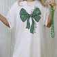 Not lucky just blessed green bow tee & sweatshirt