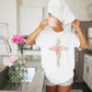 Water color Easter cross with bow tee & sweatshirt
