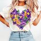 Mardi gras bow heart tee & sweatshirt