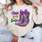 Shake your booty mardi gras tee & sweatshirt