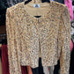 Gold Velvet Sequin Jacket