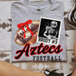 Custom Glitter Football Polaroid- Multiple Styles PLEASE READ DESCRIPTION