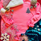 Embroidered Checkered Christmas Tree Sweatshirt