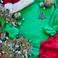 Embroidered Checkered Christmas Tree Sweatshirt