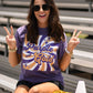 Purple and Gold Retro Tee