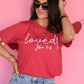 RTS Loved John 3:16 Bow Tee