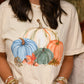 Watercolor Pumpkins & Leaves Tee