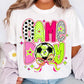 Neon game day soccer tee or sweatshirt