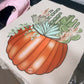 Pumpkin pot with cactus tee or sweatshirt
