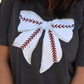 Baseball Bow Tee