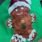Gingerbread man faux yarn tee or sweatshirt