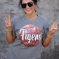 Custom Faux Glitter Basketball Tee