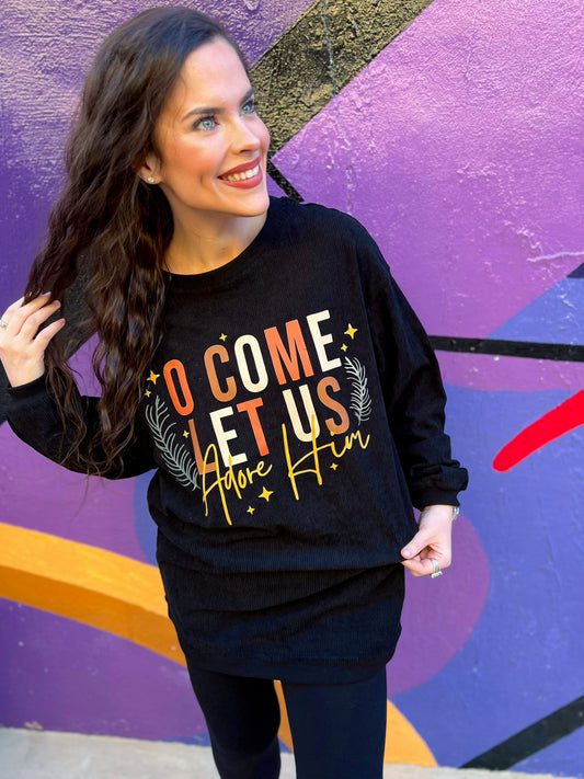 Adore Him Corded Crew