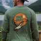 Down south front back design tee or sweatshirt