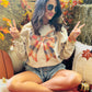 Fall Plaid Bow Sweatshirt