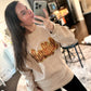 Thankful Sequin Corded Crew