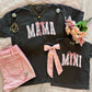 Mama And Mini Bow Tees