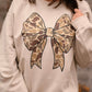 Camo Bow Sweatshirt