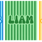 Custom Name Stripe Blanket *PRE ORDER*