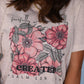 Fearfully And Wonderfully Created Floral Tee