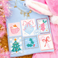 Blue Christmas Stamps Tee/Long Sleeve *CIJ SPECIAL*