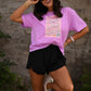 Love Like Jesus Check Crop/Tee