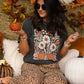 Fall Florals & Pumpkins Tee